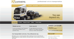 Desktop Screenshot of nzcarriers.co.za
